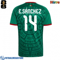 Fotballdrakt Herre Mexico Erick Sanchez #14 Hjemmedrakt VM 2026 Kortermet